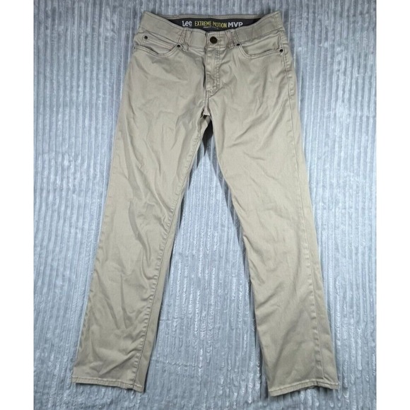 Lee Other - Lee Chino Pants Men's 32x31 Extreme Motion MVP Straight Fit Tapered‎ Leg Stretch